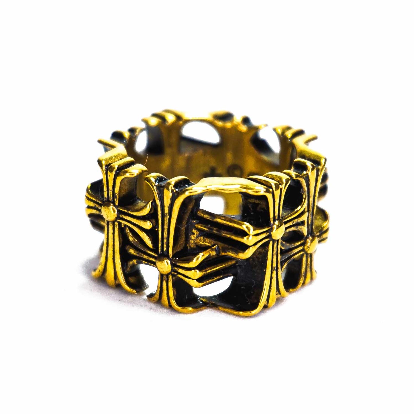 Anillo cruz Gótica