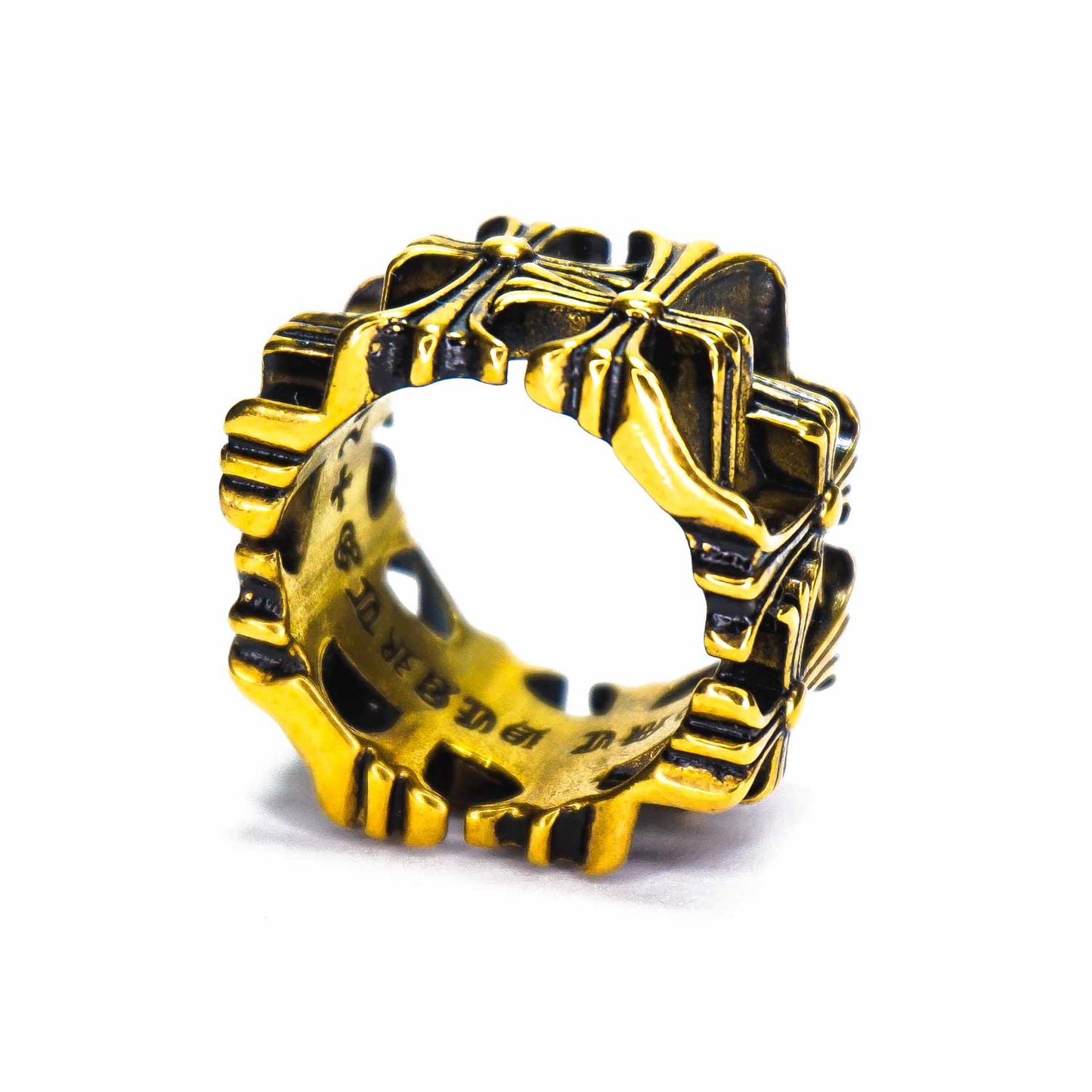 Anillo cruz Gótica