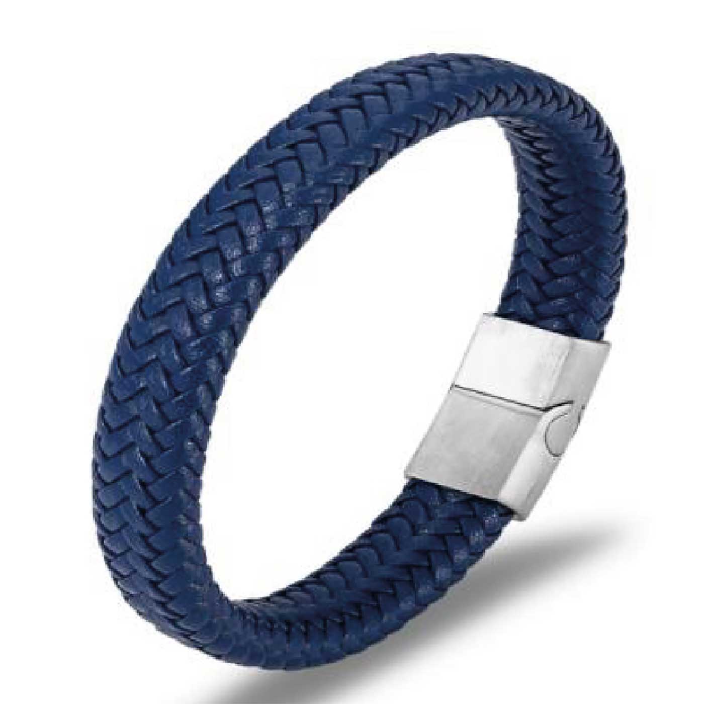 brazalete negro tejido