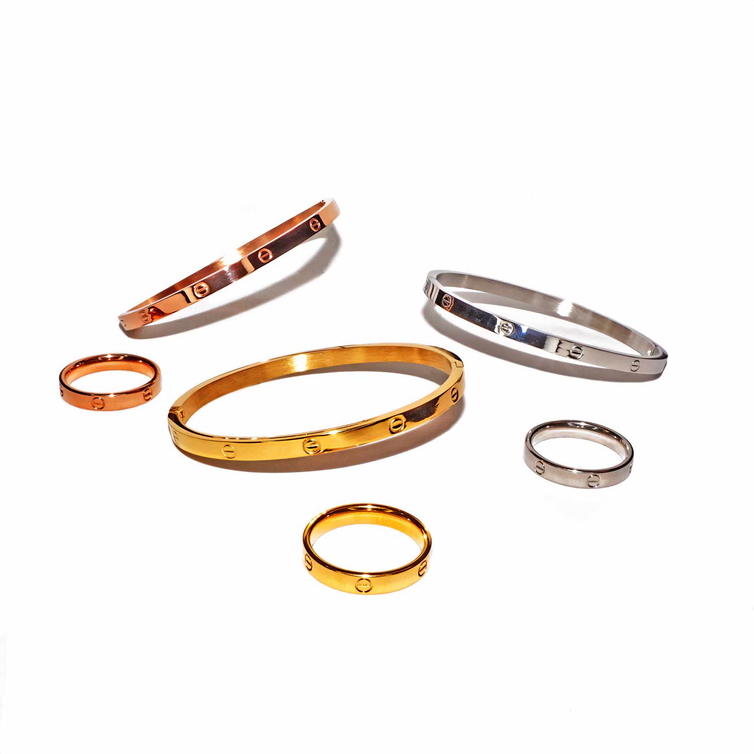 Brazaletes acero inoxidable