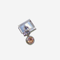 Charm piedra Plata