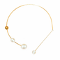 Gargantilla dorada con Perlas