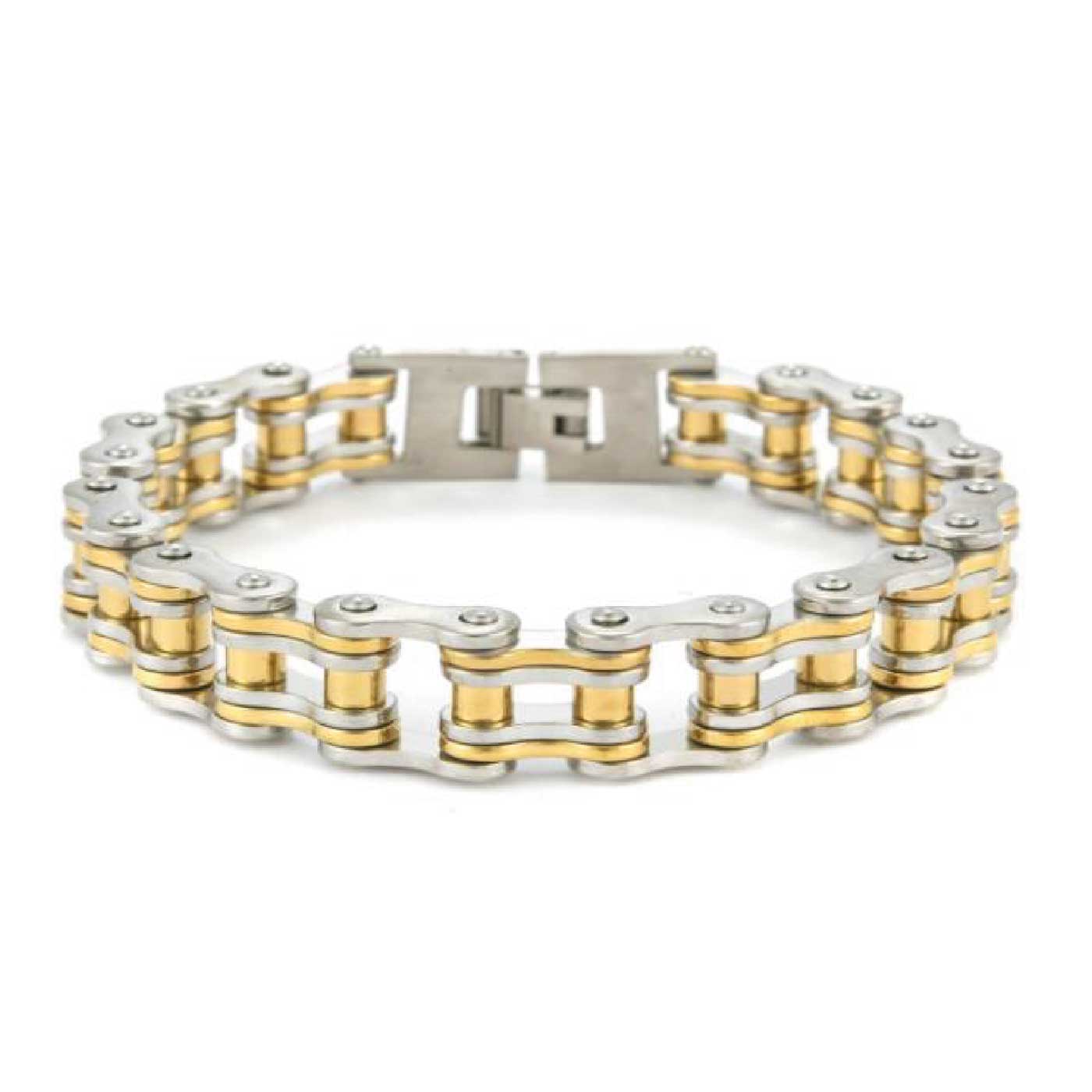 Pulsera cadena combinada