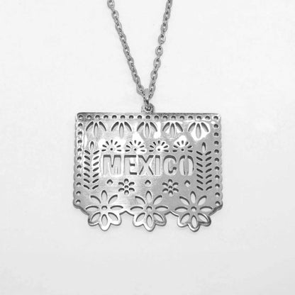 Collar Papel picado Mexico