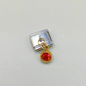 Charm piedra Plata con dorado