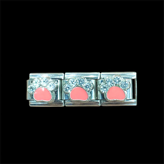Charm Huellita con brillo