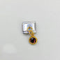 Charm piedra Plata con dorado